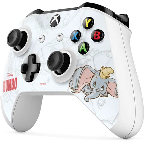 Disney Dumbo Classic sketched portrait Xbox One S All-Digital Edition Bundle Skin