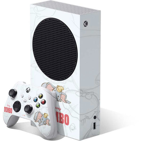 Disney Dumbo Classic sketched portrait Xbox Series S Skins