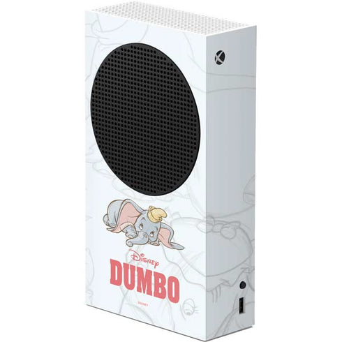 Disney Dumbo Classic sketched portrait Xbox Series S Console Skin