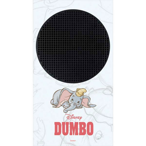 Disney Dumbo Classic sketched portrait Xbox Series S Console Skin