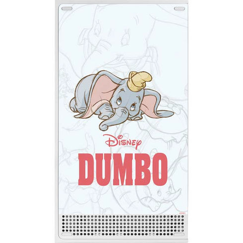 Disney Dumbo Classic sketched portrait Xbox Series S Console Skin