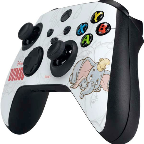 Disney Dumbo Classic sketched portrait Xbox Series X Controller Skin