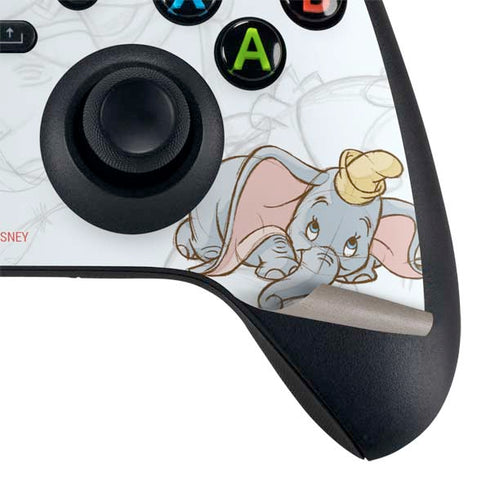 Disney Dumbo Classic sketched portrait Xbox Series X Controller Skin