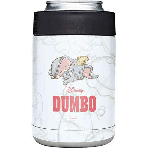 Disney Dumbo Classic sketched portrait Yeti Colster Can Insulator Skin