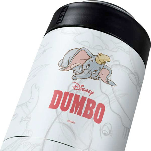 Disney Dumbo Classic sketched portrait Yeti Colster Can Insulator Skin