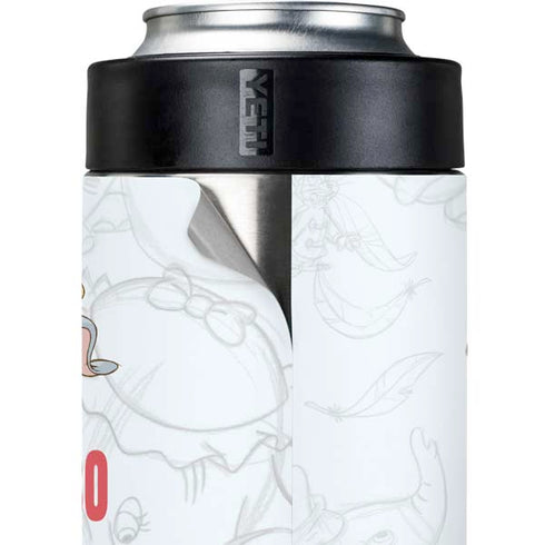 Disney Dumbo Classic sketched portrait Yeti Colster Can Insulator Skin