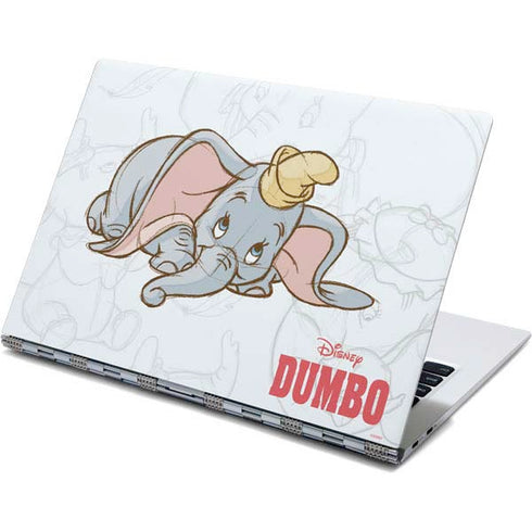 Disney Dumbo Classic sketched portrait Yoga 910 2-in-1 14in Touch-Screen Skin