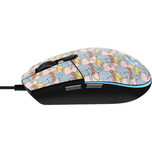 Disney Dumbo Face Pattern G203 Prodigy RGB Wired Gaming Mouse Skin