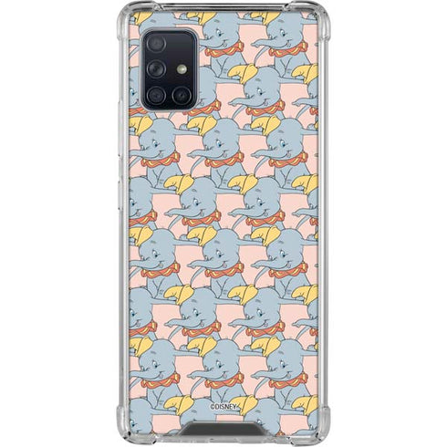 Disney Dumbo Face Pattern Galaxy A51 5G Clear Case