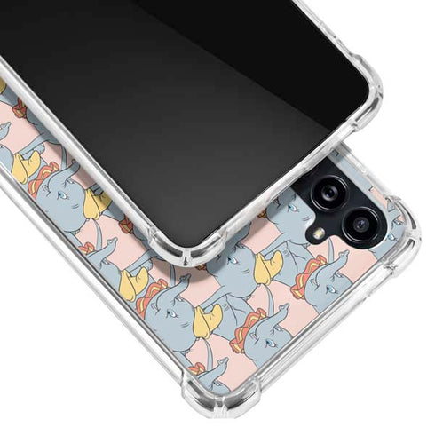Disney Dumbo Face Pattern Galaxy A54 5G Clear Case