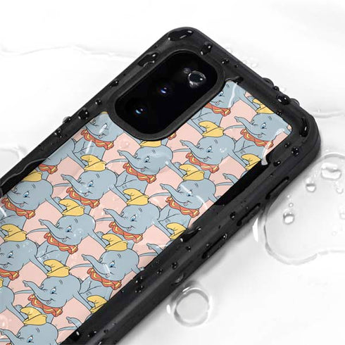 Disney Dumbo Face Pattern Galaxy S20 Waterproof Case