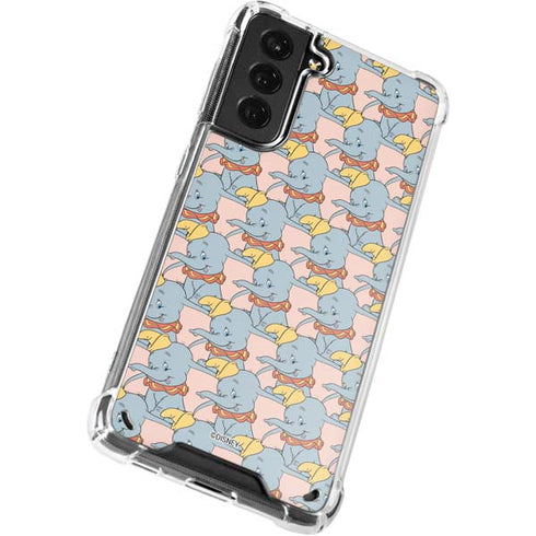 Disney Dumbo Face Pattern Galaxy S21 5G Clear Case