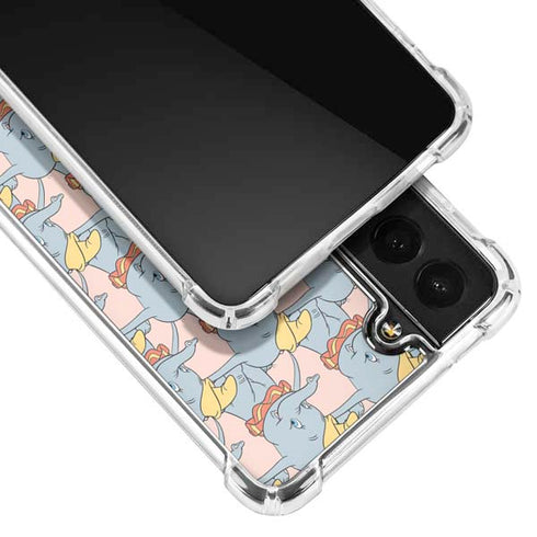 Disney Dumbo Face Pattern Galaxy S21 FE Clear Case