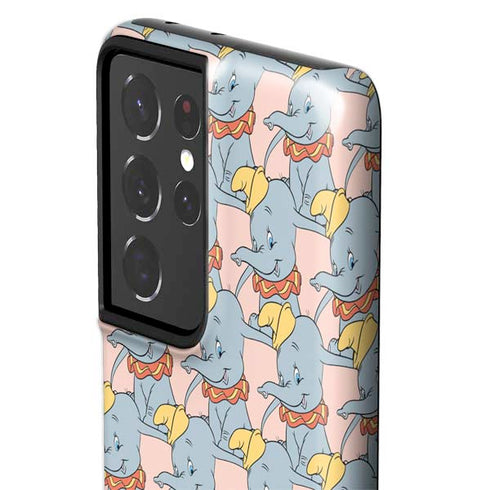 Disney Dumbo Face Pattern Galaxy S21 Ultra 5G Pro Case