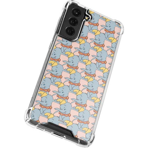 Disney Dumbo Face Pattern Galaxy S22 Plus Clear Case