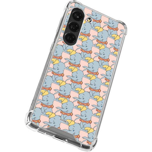 Disney Dumbo Face Pattern Galaxy S23 Clear Case