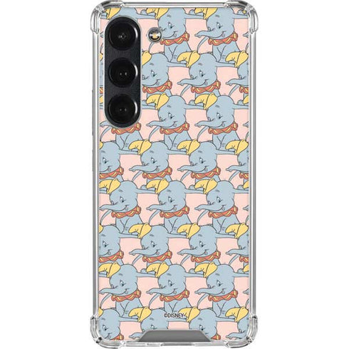 Disney Dumbo Face Pattern Galaxy S23 Clear Case