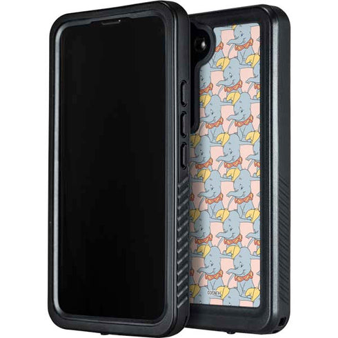 Disney Dumbo Face Pattern Galaxy S23 Plus Waterproof Case