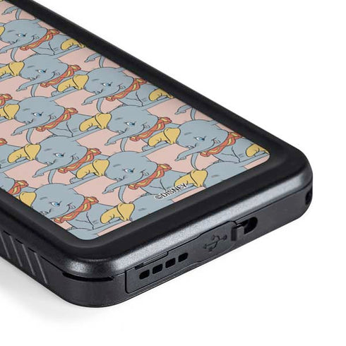 Disney Dumbo Face Pattern Galaxy S23 Plus Waterproof Case