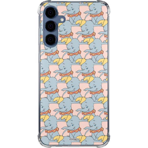 Disney Dumbo Face Pattern Galaxy S24 Clear Case