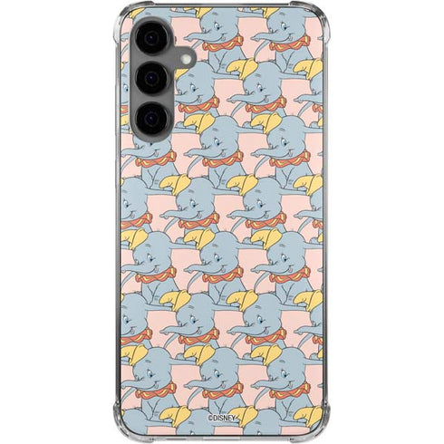 Disney Dumbo Face Pattern Galaxy S24 Plus Clear Case