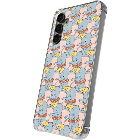 Disney Dumbo Face Pattern Galaxy S24 Plus Clear Case
