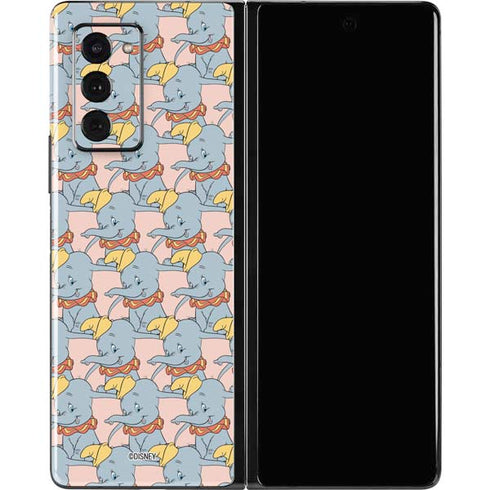 Disney Dumbo Face Pattern Galaxy Z Fold2 5G Skin
