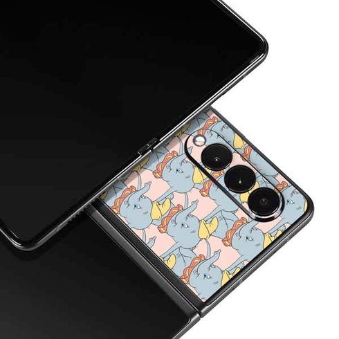 Disney Dumbo Face Pattern Galaxy Z Fold3 5G Skin