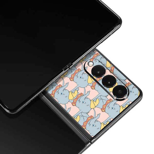 Disney Dumbo Face Pattern Galaxy Z Fold4 5G Skin