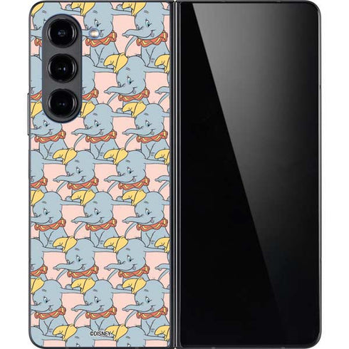 Disney Dumbo Face Pattern Galaxy Z Fold5 5G Skin