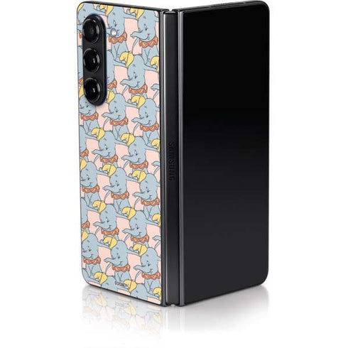 Disney Dumbo Face Pattern Galaxy Z Fold5 5G Skin
