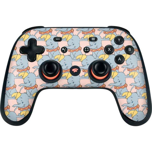 Disney Dumbo Face Pattern Google Stadia Controller Skin