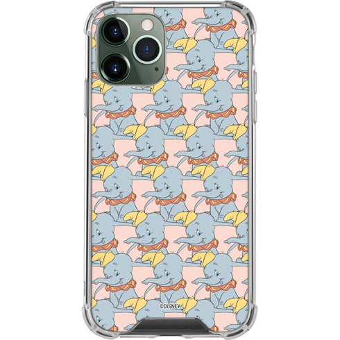 Disney Dumbo Face Pattern iPhone 12 Pro Clear Case