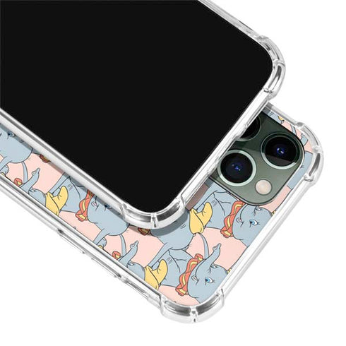 Disney Dumbo Face Pattern iPhone 12 Pro Max Clear Case