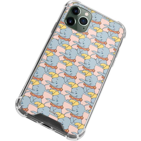 Disney Dumbo Face Pattern iPhone 12 Pro Max Clear Case