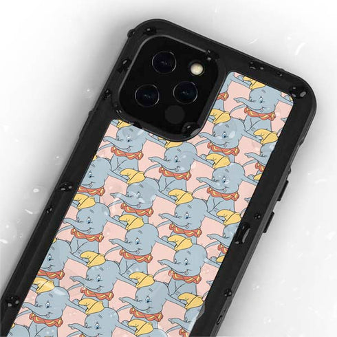 Disney Dumbo Face Pattern iPhone 12 Pro Waterproof Case