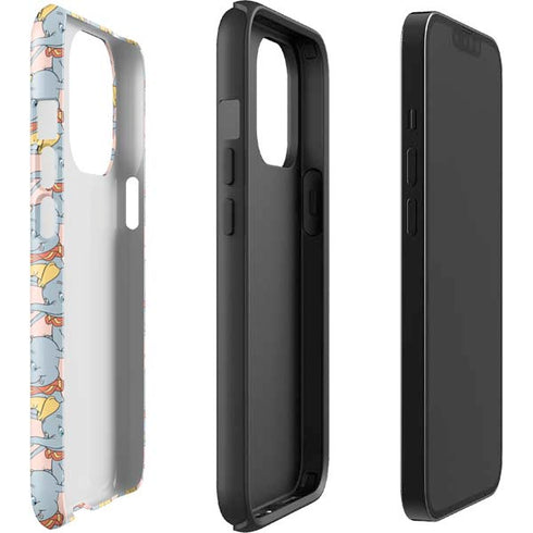 Disney Dumbo Face Pattern iPhone 13 Pro Impact Case