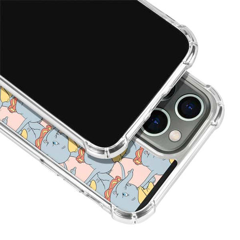 Disney Dumbo Face Pattern iPhone 13 Pro Max Clear Case