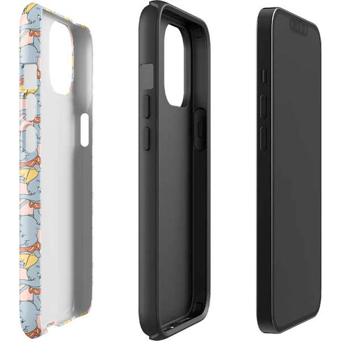 Disney Dumbo Face Pattern iPhone 14 Plus Impact Case