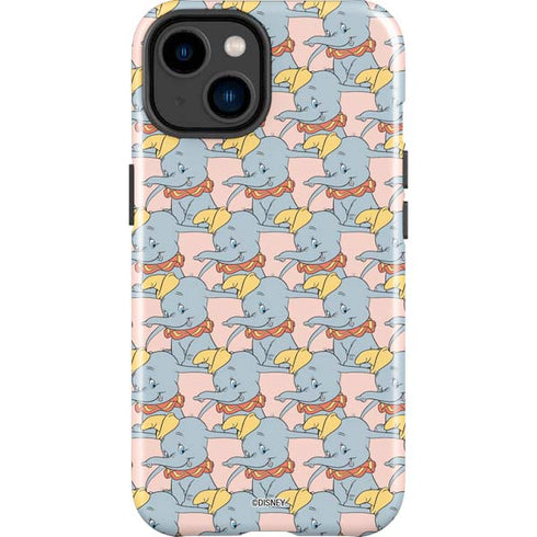 Disney Dumbo Face Pattern iPhone 14 Plus Impact Case