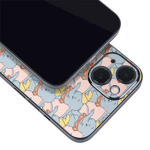 Disney Dumbo Face Pattern iPhone 14 Plus Skin