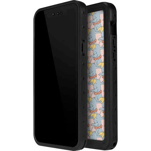Disney Dumbo Face Pattern iPhone 14 Pro Max Waterproof Case
