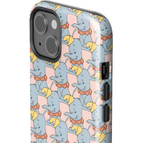 Disney Dumbo Face Pattern iPhone 15 Impact Case