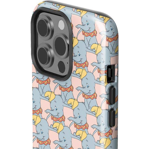 Disney Dumbo Face Pattern iPhone 15 Pro Impact Case