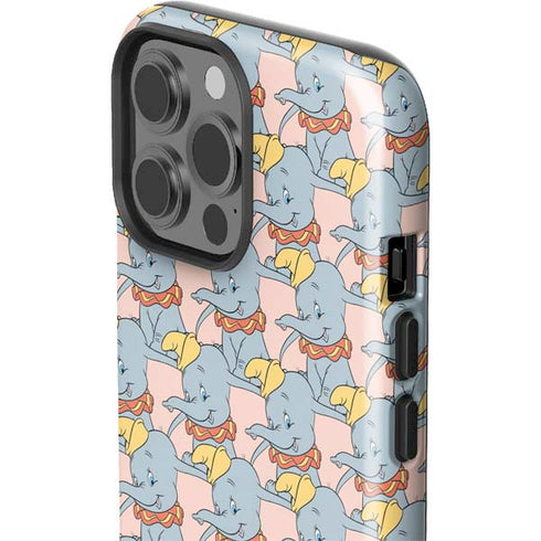 Disney Dumbo Face Pattern iPhone 15 Pro Max Impact Case
