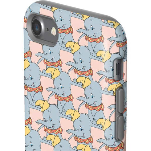Disney Dumbo Face Pattern iPhone SE (2nd & 3rd Gen) Pro Case