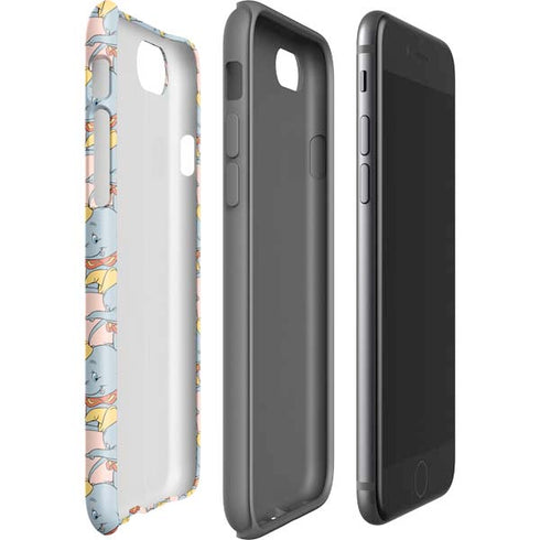 Disney Dumbo Face Pattern iPhone SE (2nd & 3rd Gen) Pro Case
