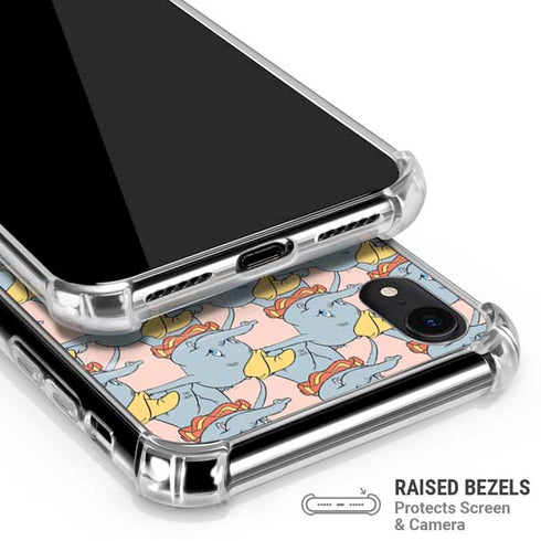 Disney Dumbo Face Pattern iPhone XR Clear Case