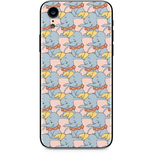 Disney Dumbo Face Pattern iPhone XR Skin