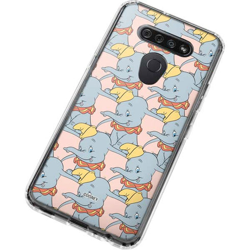 Disney Dumbo Face Pattern LG K51/Q51 Clear Case